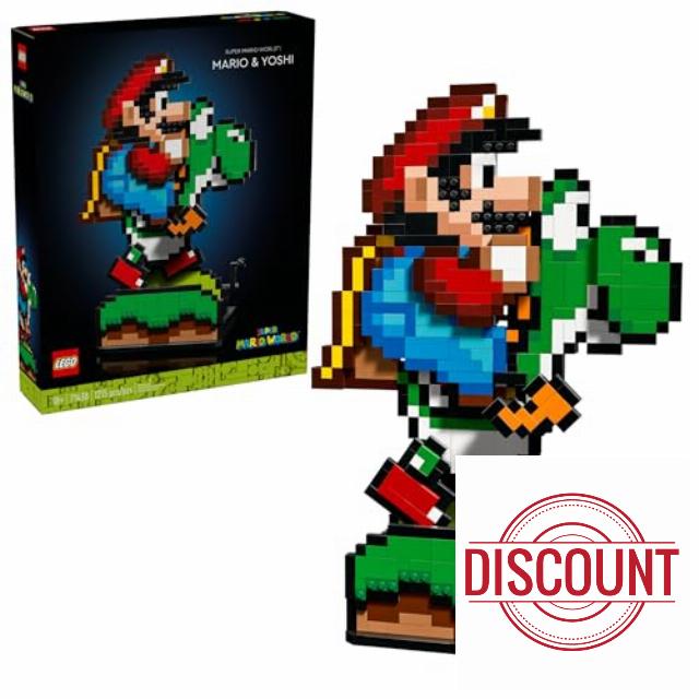 LEGO Super Mario World: Mario & Yoshi Nintendo Gift for Adult Fans