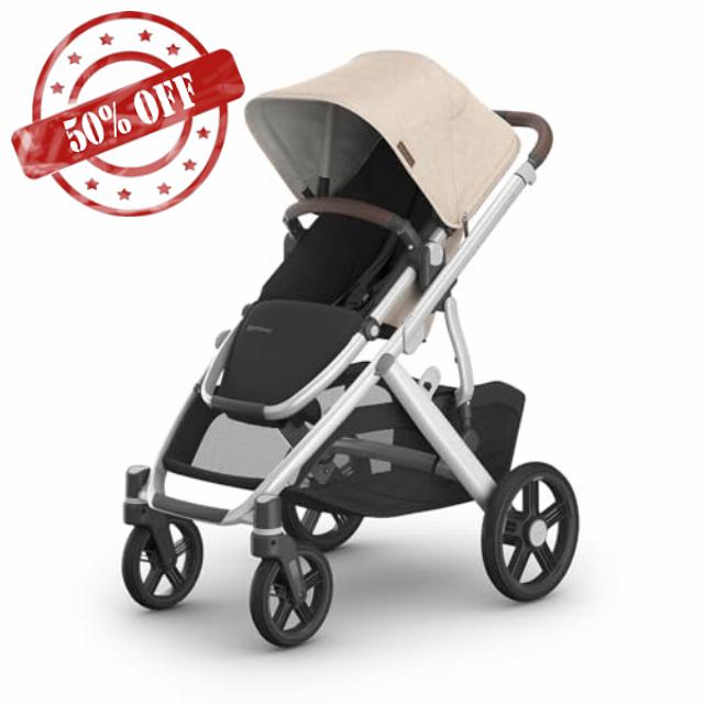 UPPAbaby Vista V3 Stroller - Full-Size Single-to-Double Stroller System - Toddler Seat