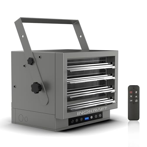 Ceiling Mount Fan Forced Shop Heater with Digital Thermostat