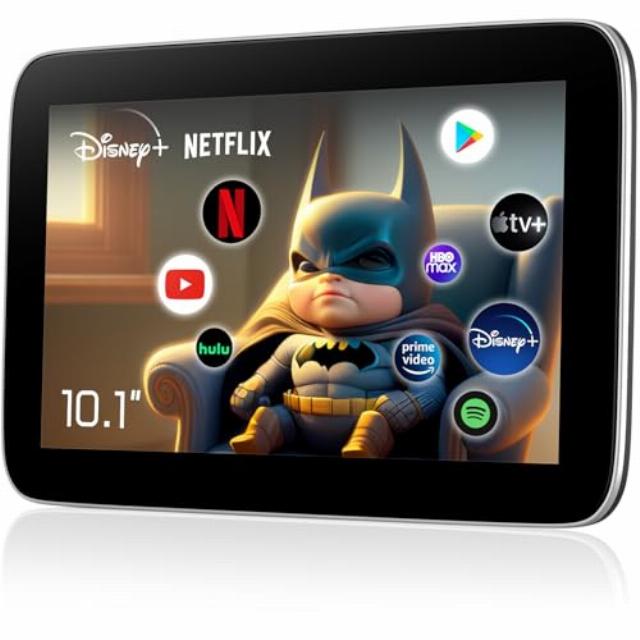 10.1-inch 2G RAM + 32G ROM Android 13 Multi-Functional Car TV Headrest Monitor for Back seat