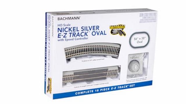Bachmann Trains - Snap-Fit E-Z Track® - Nickel Silver Oval with Speed Controller - HO Scale