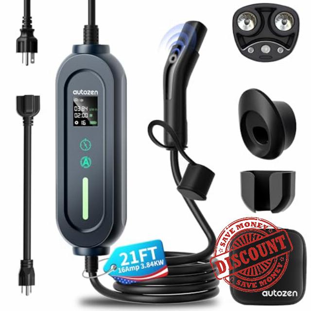 Level 1+2 Portable Tesla Charger - 16Amp 120V/240V