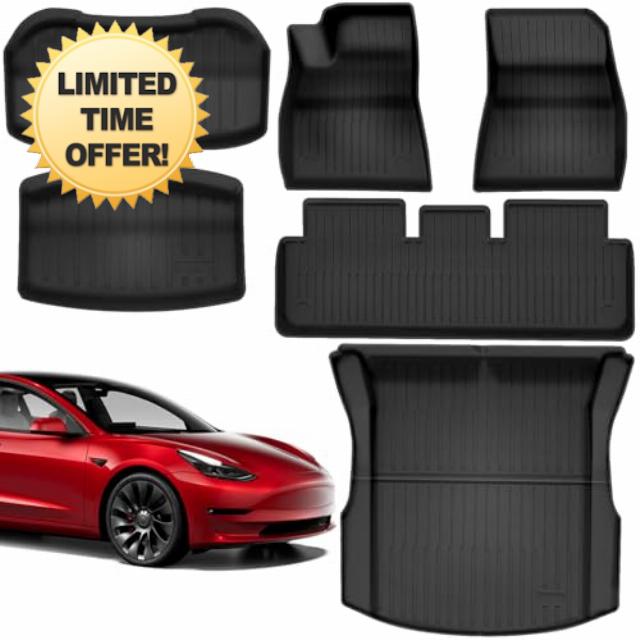 Floor Mats for Tesla Model 3 Highland 2024 New Version