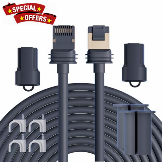 for Starink Gen 3 Cable 150FT/45M Replacement Ethernet Extension Cable Waterproof Compatible with Starlink Mini Standard V3