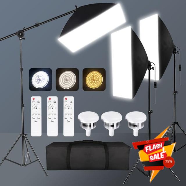 85W Softbox Photography Lighting Kit
