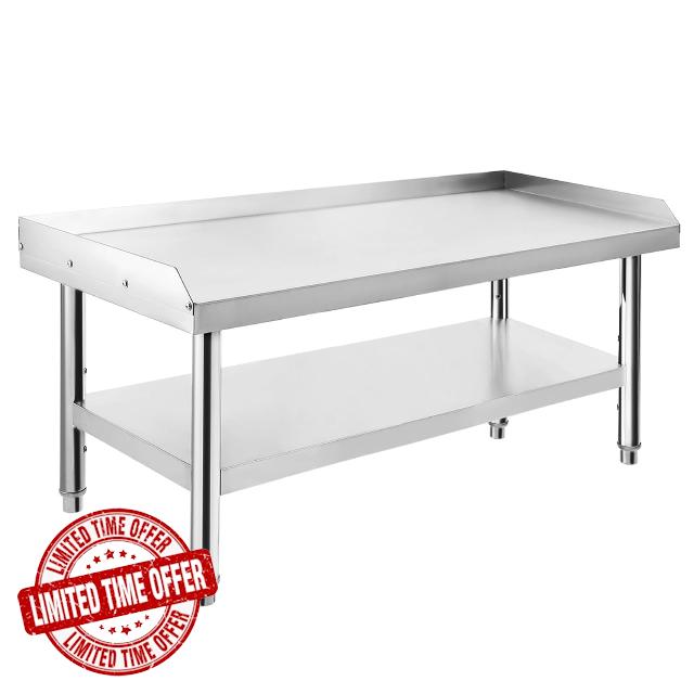 Stainless Steel Equipment Grill Stand Table 36x28x24 inch