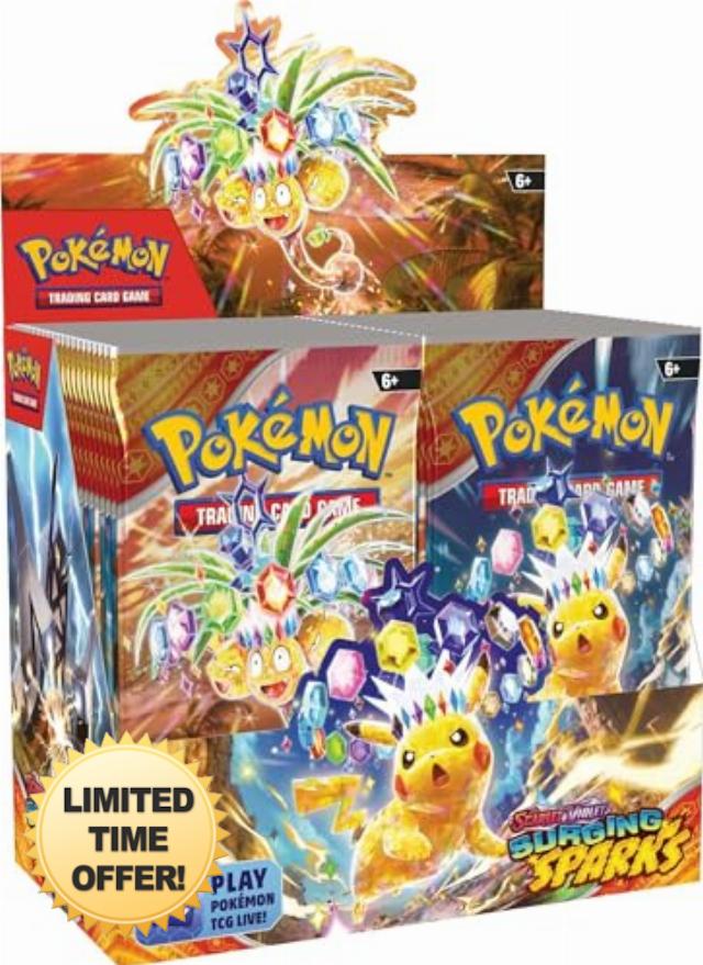 Pokémon TCG: Scarlet & Violet - Surging Sparks Booster Display Box