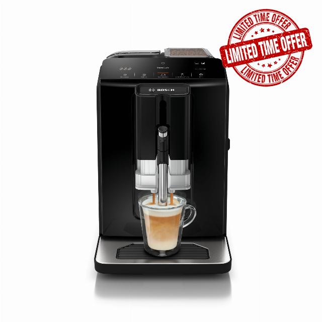Bosch TIU20109 300 Series Fully Automatic Espresso Machine with Milk Express (in-cup frother)
