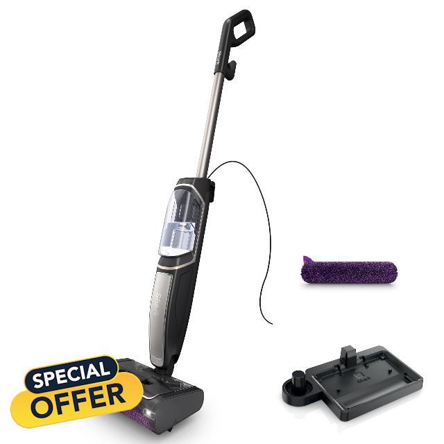Shark Steam Pickup 3-in-1 Steam Mop Picks Up Debris
