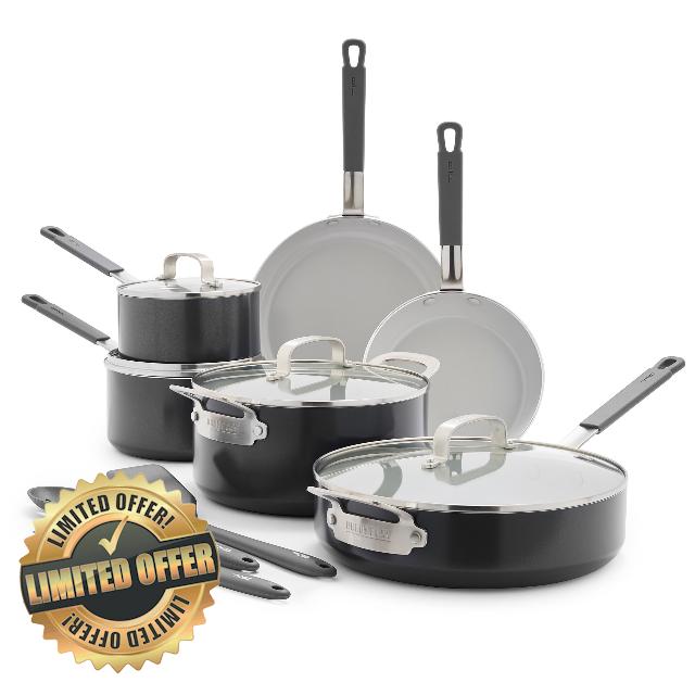 GreenPan x Bobby Flay 13 Piece Cookware Pots and Pans Set