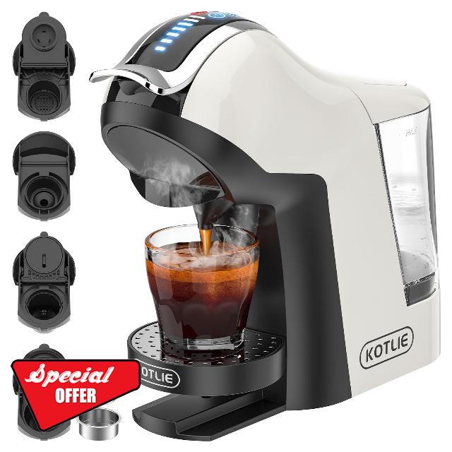 KOTLIE 5in1 19Bar Multicapsule Espresso Coffee Machine