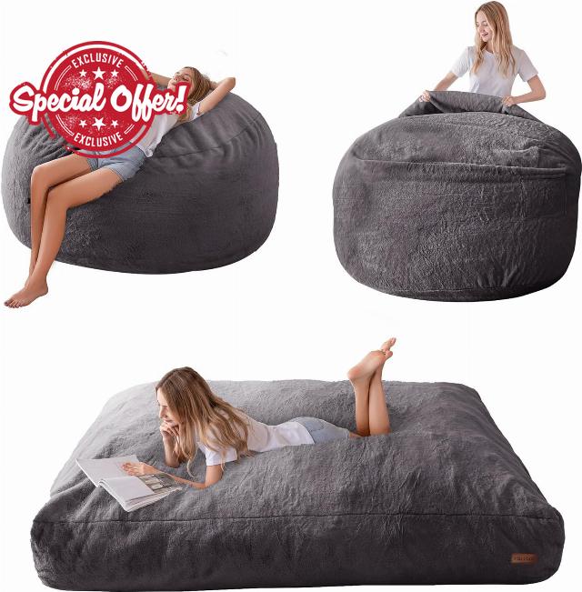 MAXYOYO Giant Bean Bag Chair Bed for Adults