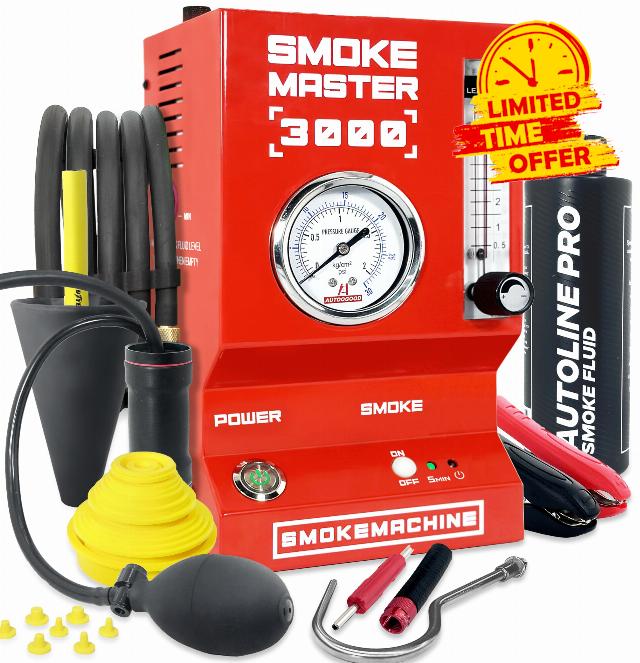 Automotive Smoke Machine - EVAP Leak Detector with Built-in Air Compressor