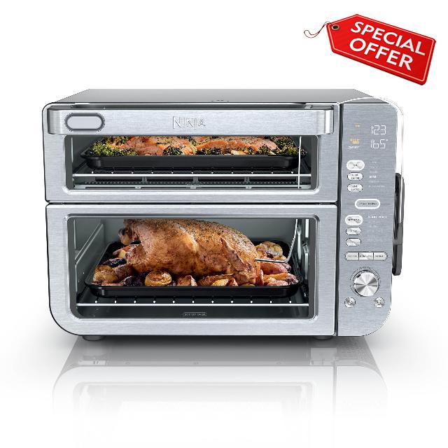 Ninja Countertop Oven Double Stack XL & Air Fryer with Pro Cook System