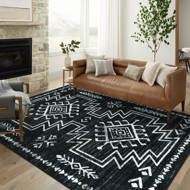Lahome 8x10 Aztec Rug for Living Room