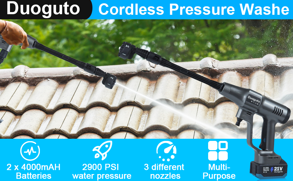 cordless power washer