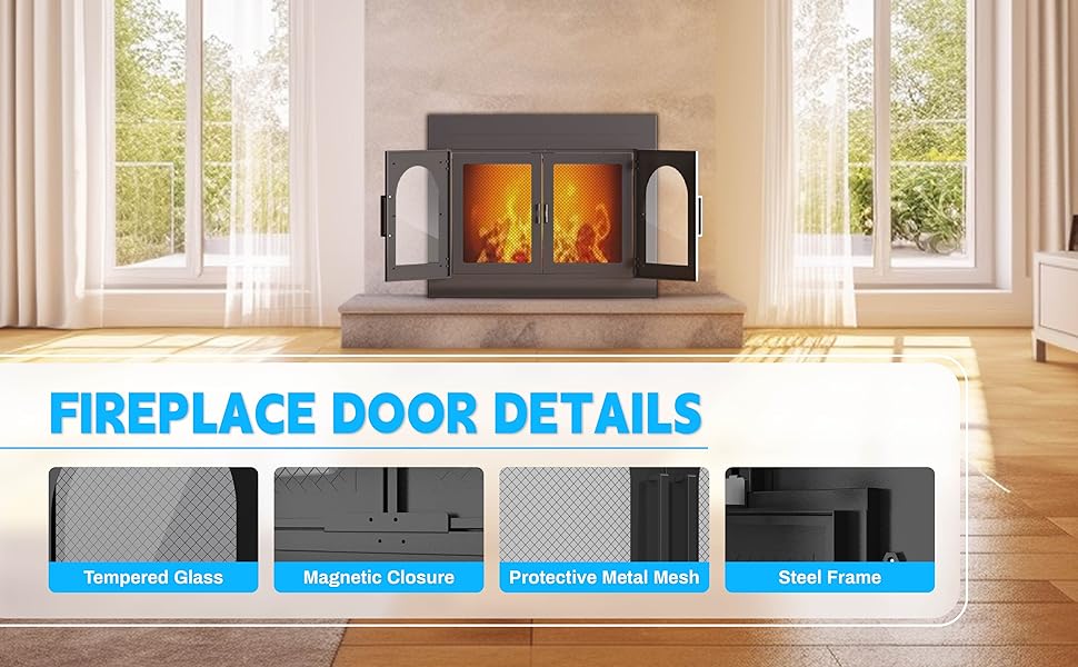 FIREPLACE DOORS