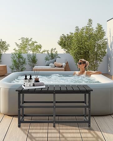 hot tub bench