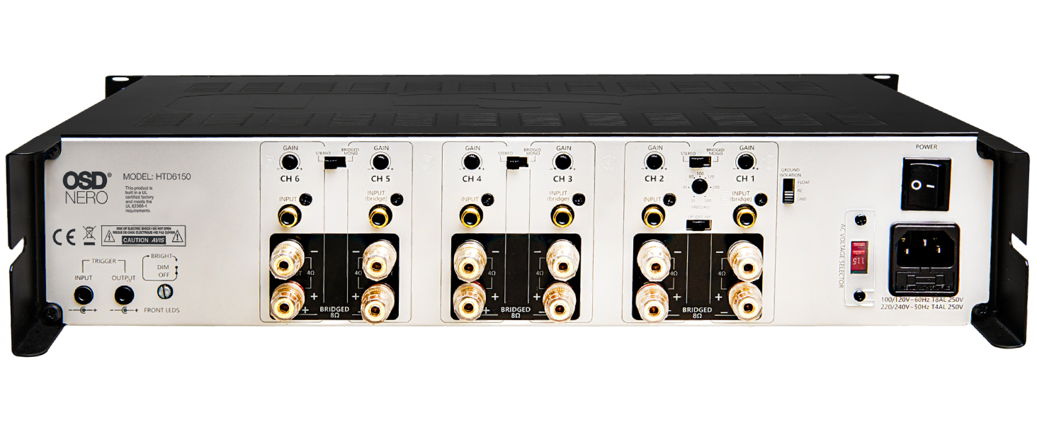 OSD Audio Home Theater Amplifier Cinema Receiver Surround Sound Channel Speaker Hi-Fi AV Sub Amp