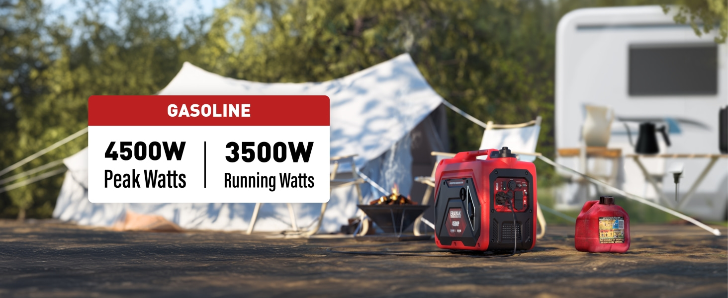 4500W tri fuel generator