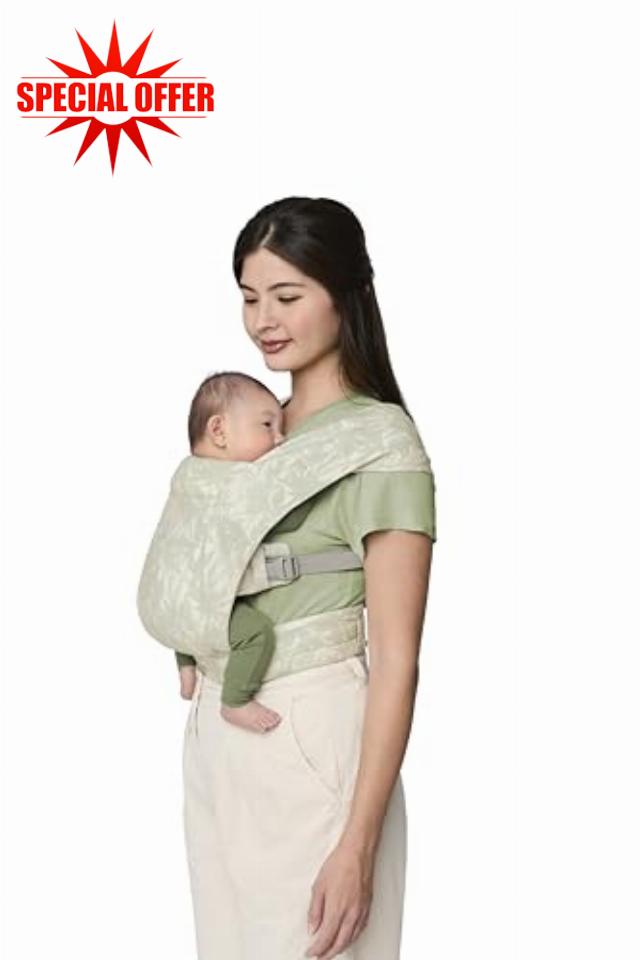 Ergobaby Embrace Cozy Newborn Baby Wrap Carrier (7-25 Pounds)