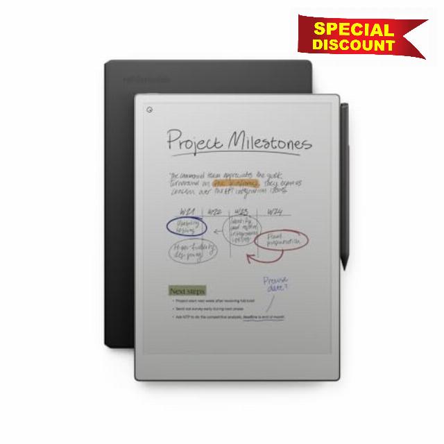reMarkable Paper Pro Bundle – Premium Leather | Includes 11.8” reMarkable Paper Tablet