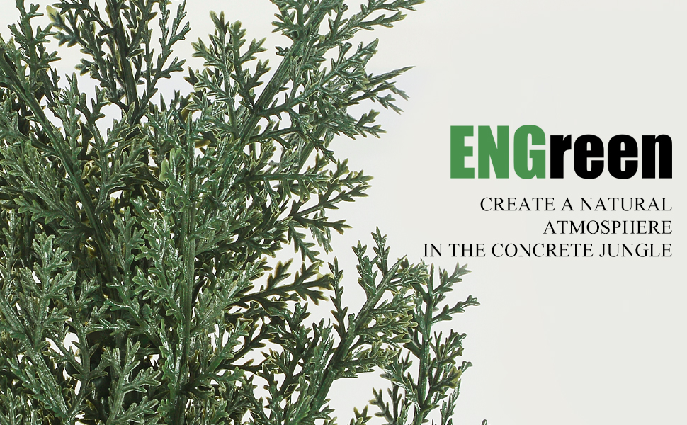 Artificial cedar tree