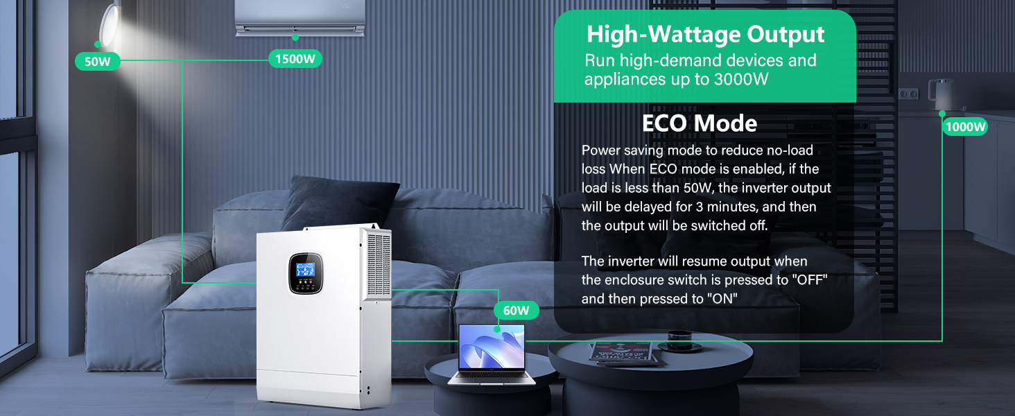 3000W solar inverter 48v 5000W inverter 10000w hybrid inverter 24V solar generator 3000w