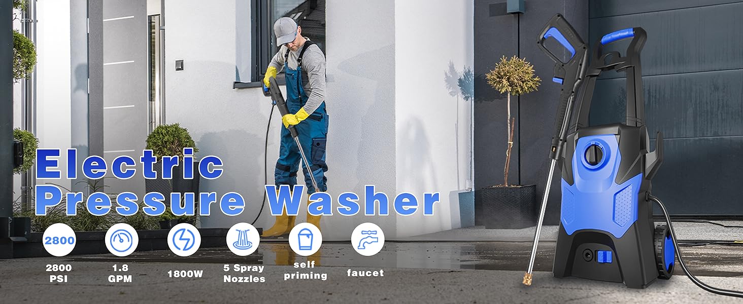 kesfferch Electric Pressure Washer