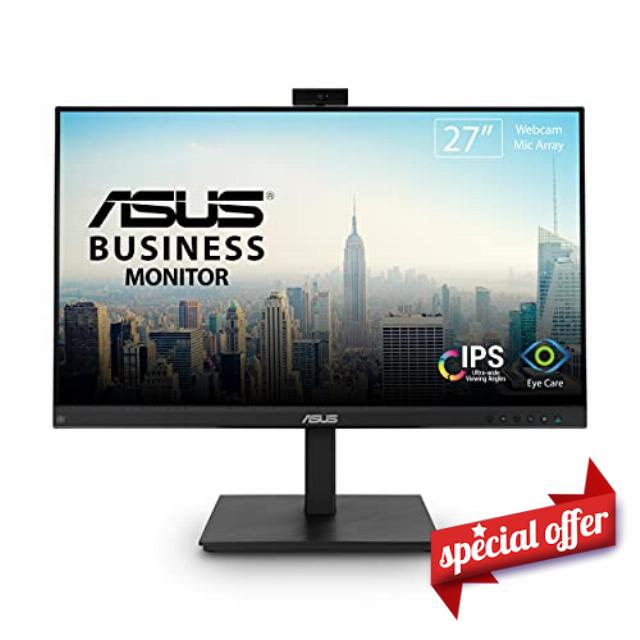 ASUS 27” 1080P Video Conference Monitor (BE279QSK) - Full HD