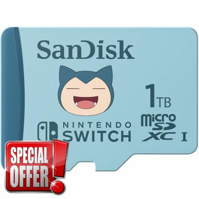 SanDisk 1TB microSDXC Card Licensed for Nintendo-Switch