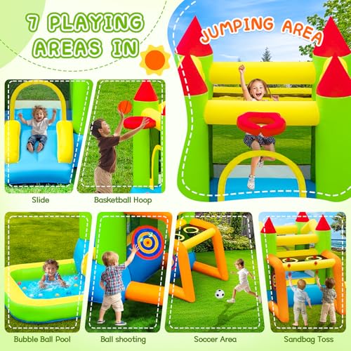 Blow up Bouncy House Bouncer Castle with Ball Pit