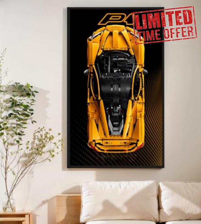 WETCEAOM Display Wallboard for Lego Technic McLaren P1 Car 1:8 42172
