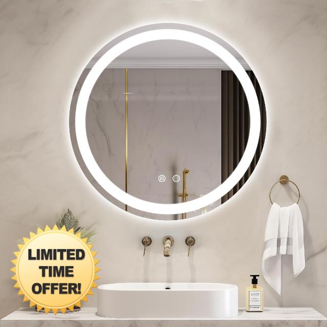 WallBeyond LED Bathroom Mirror with Lights