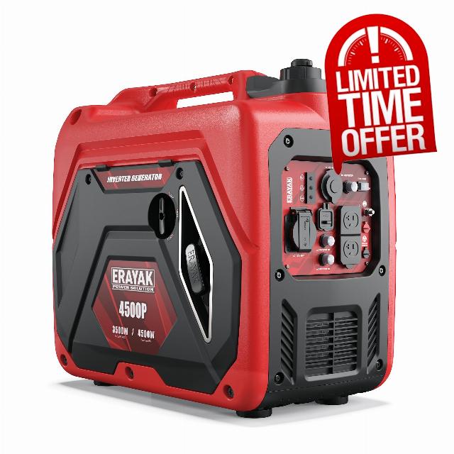 ERAYAK 4500W Portable Inverter Generator for Home Use