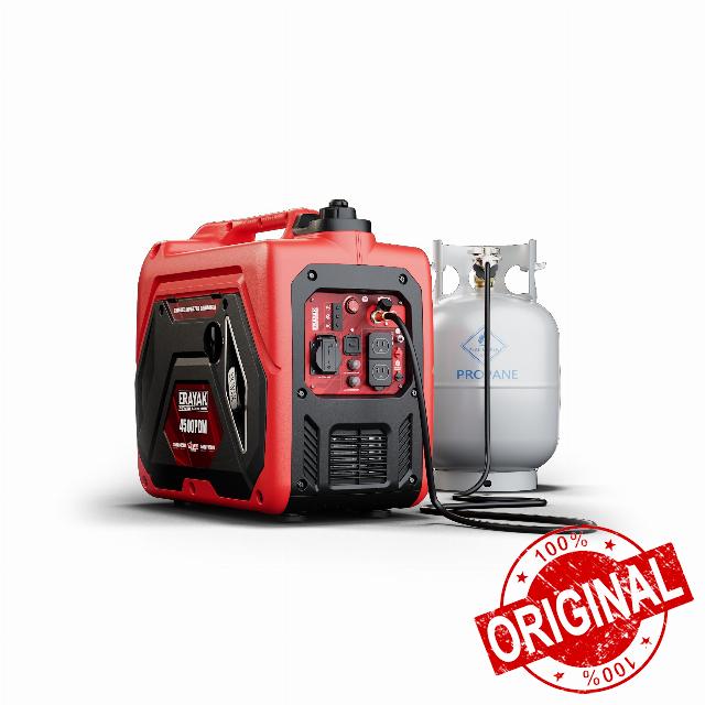 ERAYAK 4500W Tri-Fuel Portable Inverter Generator for Home Use