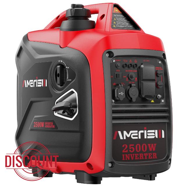 Portable Inverter Generator 2500W Gas Powered