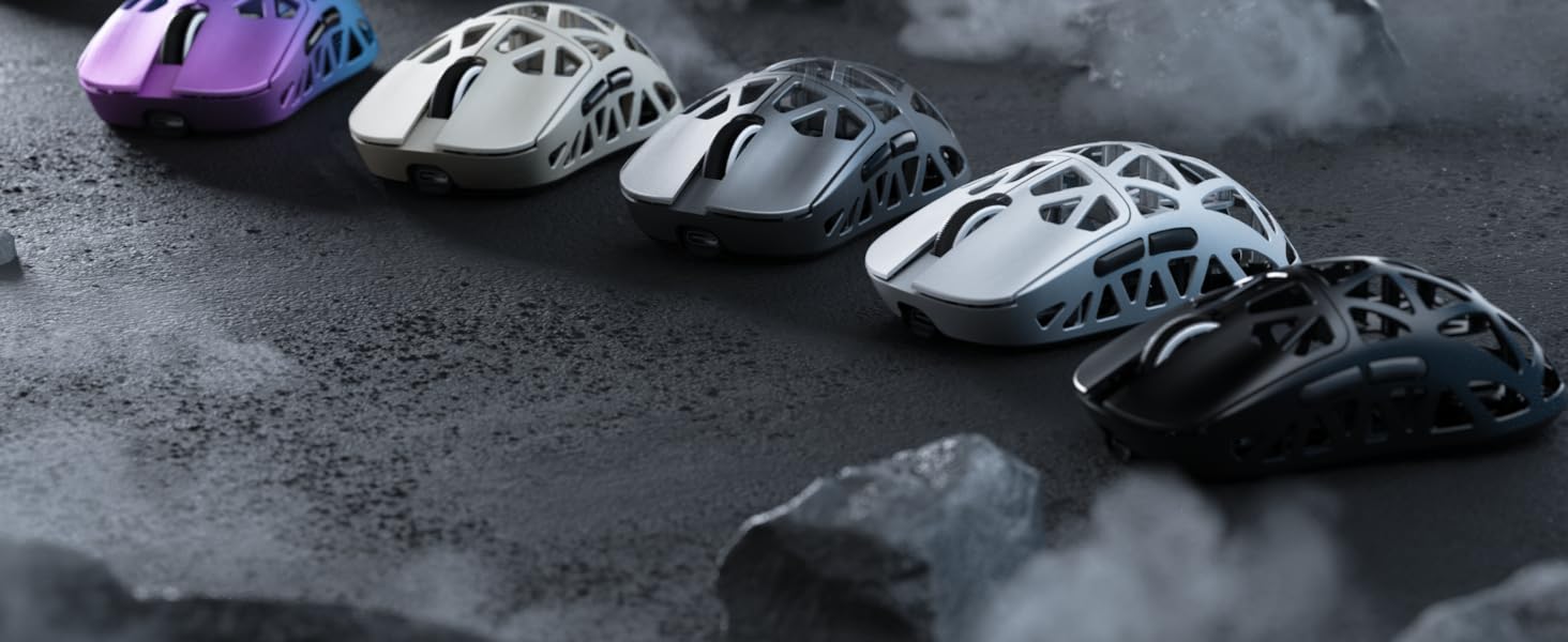 1Magnesium Alloy Mouse, PixArt PAW3950 Gaming Sensor, Wireless 8K Mouse