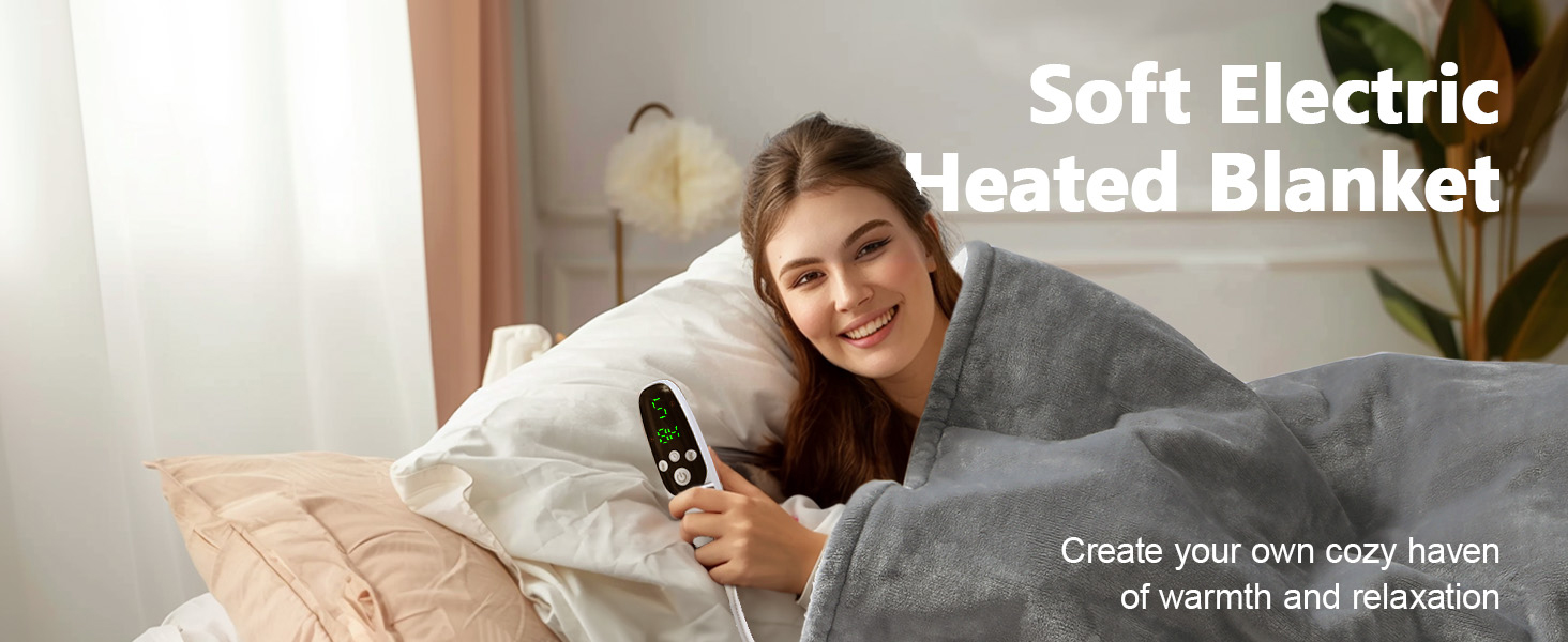 Soft Electric Heated Blanket