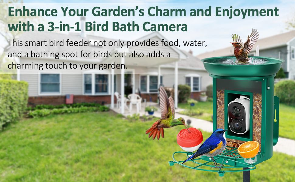 bird watching camera with antenna