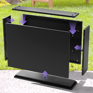 metal planter large