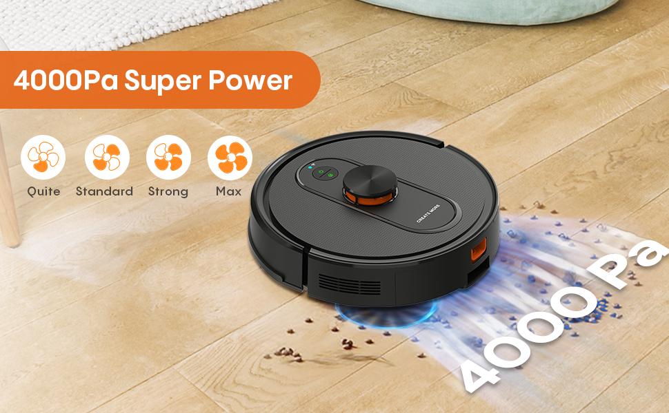 Robot Vacuum and Mop with Self-Emptying