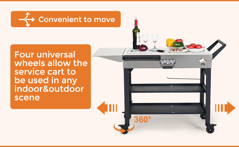Multifunctional Outdoor Cart