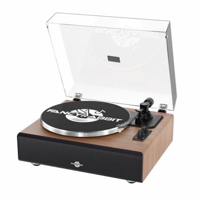 Vinyl Record Player with Speakers
