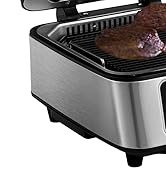 TER Smokeless Indoor Grill, Electric Contact Grill, Panini Press Sandwich Maker with Auto-Lift/In...