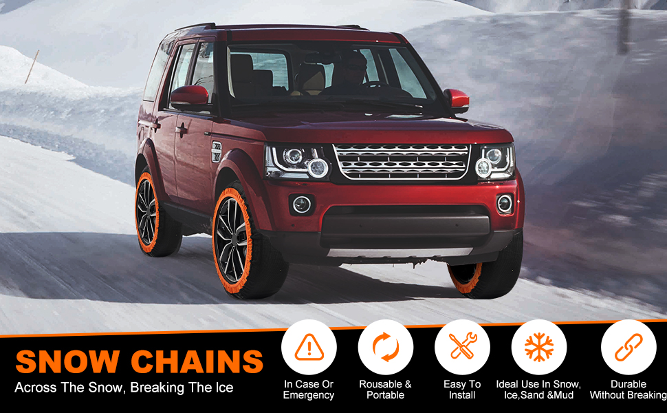 Automotive Snow Socks for Tires