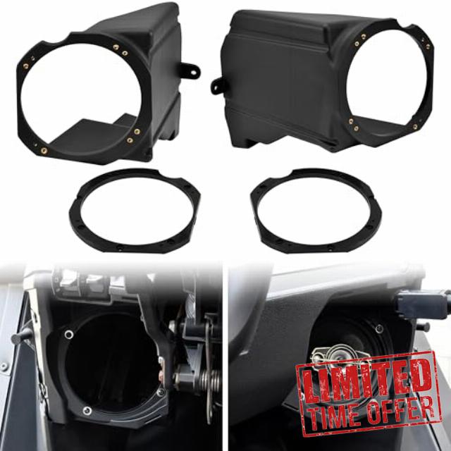 SAUTVS Under Dash 6.5" Speaker Pods for RZR PRO XP/PRO R/Turbo R 20-24