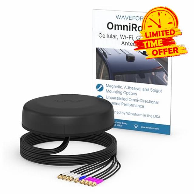 Waveform OmniRoam 9-in-1 Low-Profile Mobile Antenna – High-Performance
