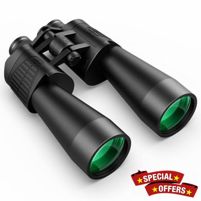 20x70 Binoculars for Adults High Powered - WOZEL HD Bird Binoculars with Clear Low Light Vision - Powerful Binoculars for Bird Watching Hunting Travel Outdoor Hiking