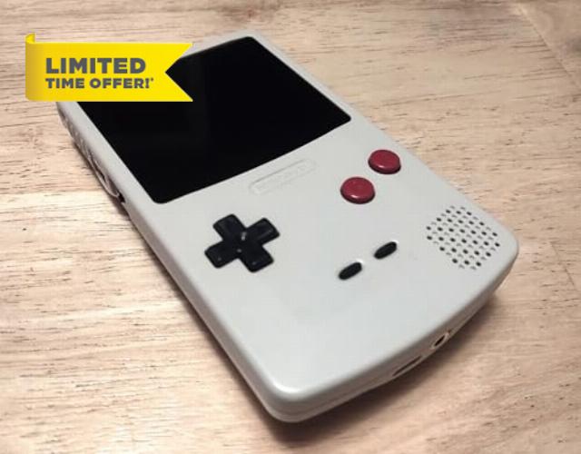 Trinity Marketplace Retropixel GBC Console - Compatible with Gameboy and Gameboy Color Game Cartridges | FPGA Technology | Backlit LCD Screen | Includes Shockproof Carrying Case and Soft Case